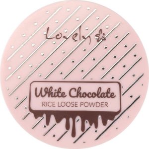 Lovely White Chocolate Loose Powder utrwalający puder ryżowy do twarzy dla każdego typu cery 8g 1