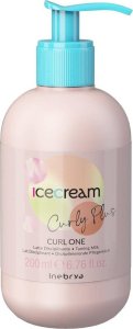 Inebrya Ice Cream Curly Plus dyscyplinujące mleczko do włosów kręconych i falowanych 200ml 1