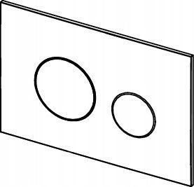 Przycisk spłukujący Tece Tece przycisk spłukujący do WC biały mat TECEnow 9240417 3