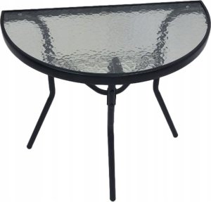 kontrast Zestaw mebli ogrodowych stół + 2x krzesła LIPARI 2os. czarny 3