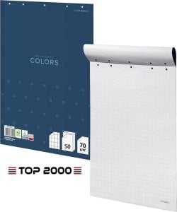 Flipchart Top 2000 Blok do flipchartu Top 2000 Colors 64x90cm kratka (50) 1
