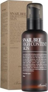Benton Benton, Snail Bee High Content Skin, Tonik z filtratem ze śluzu ślimaka i hydrolatem z liści zielonej herbaty, 150 ml 1