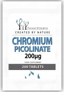 FOREST Vitamin FOREST VITAMIN Chromium Picolinate 200ug 200tabs 1