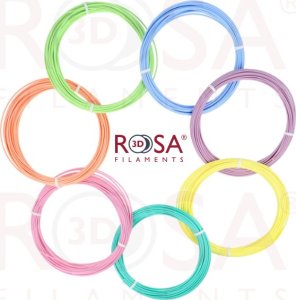 ROSA3D Filament Rosa3D 3D PEN PACK PLA Pastel 7 colours x 10m 1