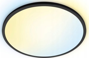 Lampa sufitowa Signify WiZ SuperSlim Deckenleuchte Tunable White 2450lm Schwarz 6