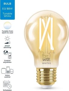 Signify WiZ Filament 50W E27 Standardowy kształt Amber Jednostkowe opakowanie 5