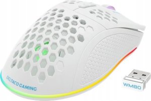 Mysz Deltaco Belaidė itin lengva žaidimų pelė GAMING Rožinis LINE PM80 70g svorio, RGB, SPCP6651, 400-4800 DPI, 1000 Hz, rožinė / GAM-120-P 7