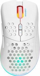 Mysz Deltaco Belaidė itin lengva žaidimų pelė GAMING Rožinis LINE PM80 70g svorio, RGB, SPCP6651, 400-4800 DPI, 1000 Hz, rožinė / GAM-120-P 9