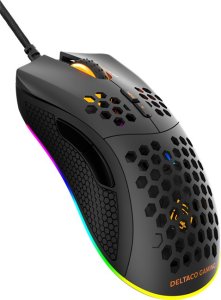 Mysz Deltaco Pelė GAMING su laidu, 6400 DPI, RGB, USB, juoda / GAM-108 5