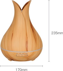 Nawilżacz powietrza Retoo NAWILŻACZ POWIETRZA LAMPKA LED 7 KOLORÓW AROMATERAPIA 16