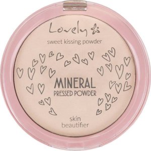 Lovely Mineral Pressed Powder transparentny silnie matujący fikser mineralny do twarzy 10g 1