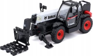 Bburago BBURAGO 1:48 teleskopinis krautuvas Bobcat T40.180SLP z widłami do palet 18-32087 13