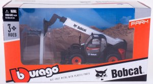 Bburago BBURAGO 1:48 teleskopinis krautuvas Bobcat T40.180SLP z widłami do palet 18-32087 3