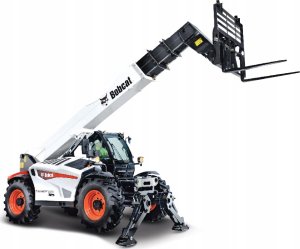 Bburago BBURAGO 1:48 teleskopinis krautuvas Bobcat T40.180SLP z widłami do palet 18-32087 7
