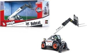 Bburago BBURAGO 1:48 teleskopinis krautuvas Bobcat T40.180SLP z widłami do palet 18-32087 8