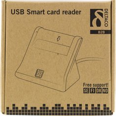 Czytnik Deltaco Czytnik czarny USB UCR-156 3