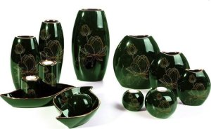 Eurofirany Kula dekoracyjna MORA 9X9X9X2 ciemnozielona x2 2