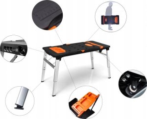 Chomik UNIWERSALNY STÓŁ WARSZTATOWY 7 w 1 WIS0731 CHOMIK 9