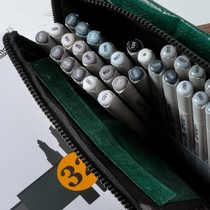 ARRTX Dvipusiai markeriai - flomasteriai ARRTX Oros, 32 spalvų, pilko atspalvio 2