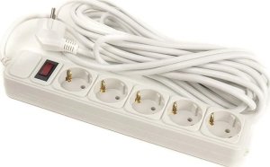 Kabel zasilający EXD Buitinis ilgiklis 7m, 5 lizdai, su jungikliu 1
