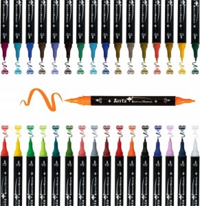 ARRTX Markery akrylowe - flamastry, 32 kolorów 3