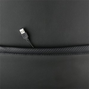 Fotel Deltaco gamingowy - Skóra PU, RGB (GAM-080) 3