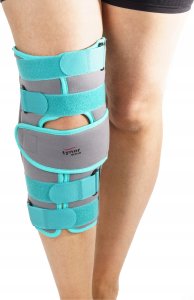 TYNOR ORTEZA KOLANA ŁUSKA ADAMA TUTOR SZYNA APARAT NOGI 2