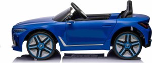 BMW Autko BMW i4 na akumulator dla dzieci Niebieski + Wolny Start + EVA + Ekoskóra + Audio LED + Pilot 2