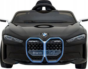 BMW Autko i4 na akumulator dla dzieci Czarny + Wolny Start + EVA + Audio LED + Pilot 11