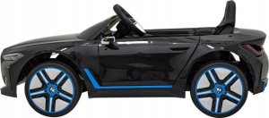 BMW Autko i4 na akumulator dla dzieci Czarny + Wolny Start + EVA + Audio LED + Pilot 14
