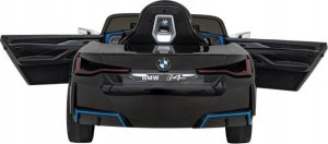 BMW Autko i4 na akumulator dla dzieci Czarny + Wolny Start + EVA + Audio LED + Pilot 16