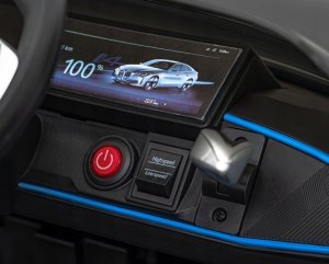 BMW Autko i4 na akumulator dla dzieci Czarny + Wolny Start + EVA + Audio LED + Pilot 20