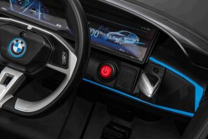BMW Autko i4 na akumulator dla dzieci Czarny + Wolny Start + EVA + Audio LED + Pilot 10