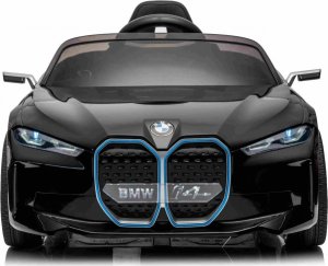 BMW Autko i4 na akumulator dla dzieci Złoty + Wolny Start + EVA + Ekoskóra + Audio LED + Pilot 3