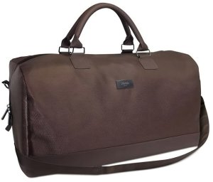 Hugo Boss Hugo Boss, Duffle, Synthetic Leather, Handbag, Weekend Bag, Dark Brown, 50 x 18 x 31 cm 1
