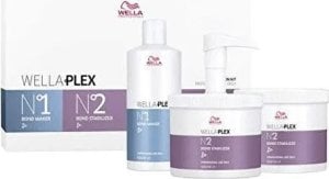 Wella Professionals Set Wella Professionals: Wellaplex Bond Marker, Hair Cream Treatment, Reduce Hair Damage, 500 ml + Wellaplex Bond Stabilizer No.2, Post Colour Treatment Cream, For Strengthening, ml 500 For Women 1