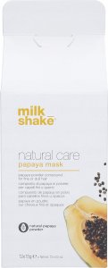 Milk Shake Set, Milk Shake, Natural Care, Papaya, Hair Treatment Powder Mask, For Fine & Dry Hair, 12 pcs, 15 g For Women 1