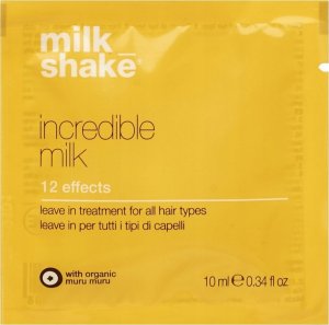 Milk Shake Milk Shake, Leave-in Incredible Milk, Organic Fruit Extracts, Hair Spray Treatment, Repair/Protects/Volume & Shine, 10 ml For Women 1