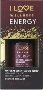 Dyfuzor zapachowy I love I Love, Wellness Energy, Orange & Bergamot, Essential Oil, 10 ml Unisex 1