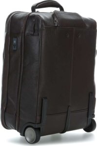 Piquadro Piquadro, BagMotic, Leather, Cabin Trolley, Dark Brown, BV2960B3BM/TM, With Double Computer and iPad Air/Air 2 Compartment For Men 3