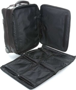 Piquadro Piquadro, BagMotic, Leather, Cabin Trolley, Dark Brown, BV2960B3BM/TM, With Double Computer and iPad Air/Air 2 Compartment For Men 4