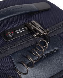 Piquadro Piquadro, Zaino, Nylon, Cabin Trolley, Blue, 53 x 35 x 25 cm, Laptop And iPad Compartment Unisex 4