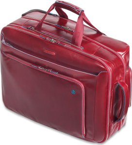 Piquadro Piquadro, Piquadro, Leather, Cabin Trolley, Red, 51 x 38 x 23, With Double Notebook And Ip For Women 1