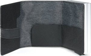 Piquadro Piquadro, Piquadro, Leather, Card Holder, Credit Card Case, Black, Unisex Unisex 3