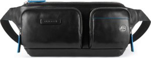 Piquadro Piquadro, Blue Square, Genuine Leather, Fanny Pack, Toiletry, CA5578B2V, Black, 32x14x7 cm, For Men For Men 1