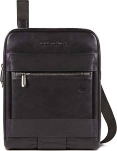 Piquadro Piquadro, Obidos, Leather, Small, Crossbody Bag, Black, 22 x 28 x 5 cm, For Men For Men 1