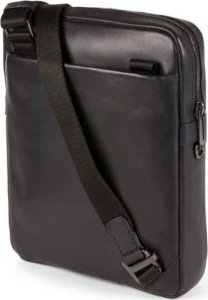 Piquadro , Obidos, Leather, Small, Crossbody Bag, Black, 22 x 28 x 5 cm, For Men For Men 2