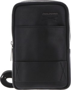 Piquadro Piquadro, Obidos, Leather, Crossbody Bag, Black, For Men For Men 1