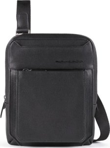 Piquadro Piquadro, Tallin, Leather, Crossbody Bag, Black, 23 X 18 X 5 cm, For Men For Men 1