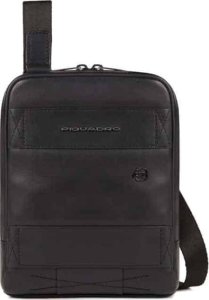 Piquadro Piquadro, Obidos, Crossbody Bag, Black, 17 x 22 x 5.00 cm, For Men For Men 1